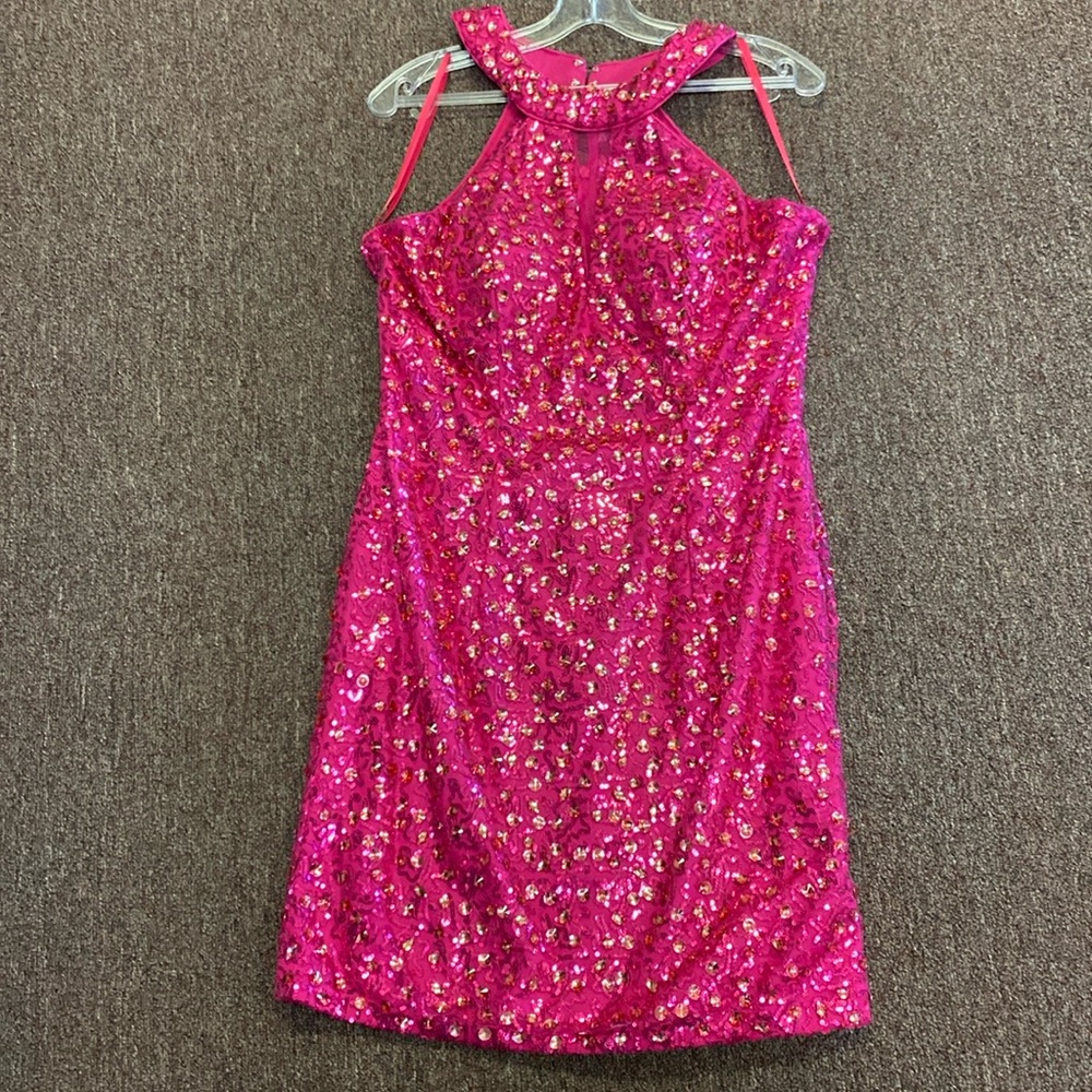 Pink sparkle dress